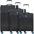  Crosslite 4 Roll Suitcase Set 3pcs. Variant nero