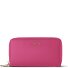  Bologna Leather XL Double Zip-Around Wallet RFID Leather 20 cm Variant hot pink