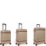  Zuna 4 wheels Suitcase set 3-piece Variant champagne