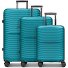  Shine 4 wheels Suitcase set 3-piece Expandable Variant petrol