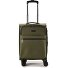  Valencia Soft 4 wheels Cabin trolley S 55 cm with expansion pleat Variant olive