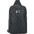 Milano shoulder bag 33 cm Variant black-lime  Milano shoulder bag 33 cm Variant black-lime