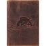 Vintage document case leather 12 cm Variant karpfen Vintage document case leather 12 cm Variant karpfen