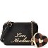  Heart Charm Shoulder bag Leather 20 cm Variant black