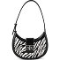  Jodie Shoulder Bag 26 cm Variant black white