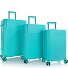  HiLite 4 wheels Suitcase set 3-piece with expansion pleat Variant aqua breeze