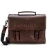 Memphis briefcase XXL 3 compartments leather 39 cm Variant dark brown  Memphis briefcase XXL 3 compartments leather 39 cm Variant dark brown