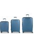 Queens 4 wheels Suitcase set 3-piece with expansion pleat Variant azul  Queens 4 wheels Suitcase set 3-piece with expansion pleat Variant azul