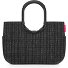  Loopshopper L frame shopper bag 46 cm Variant bouclé black