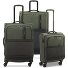  Metropolitan 4 wheels Suitcase set 3-piece with expansion pleat Variant green