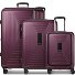  Essentials 14 4 wheels Suitcase set 3-piece Expandable Variant aubergine metallic