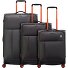  Move 4 wheels Suitcase set 3-piece Expandable Variant graphite