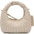  Greta Micro weave Handbag Leather 20 cm Variant vanilla