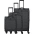  Skaii 4 wheels Suitcase set 3-piece Expandable Variant anthracite