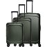  Millennium 4 wheels Suitcase set 3-piece with expansion pleat Variant pine green