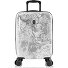  Black Camo 4 wheels Cabin trolley S 53 cm with expansion pleat Variant black-white world map