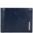  Blue Square Credit card case Genuine Leather 12 cm Variant nachtblau