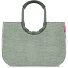 Loopshopper L frame shopper bag 46 cm Variant frame twist sage Loopshopper L frame shopper bag 46 cm Variant frame twist sage