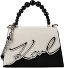  Signature 2.0 Handbag Genuine Leather 21.5 cm Variant white-black
