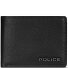  Wallet RFID leather 12 cm fold-out with zipper compartment Variant black