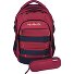  Luca 2.0 School bag set 2-piece Variant bordeaux - orange