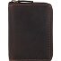  Tornado Wallet RFID protection Leather 10 cm Variant teak brown