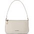  Bologna Leather Clutch Shoulder Bag, Leather, 22 cm Variant cream