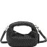  Greta Micro weave Handbag Genuine Leather 20 cm Variant black