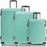  Logic Pro 4 wheels Suitcase set 3-piece with expansion pleat Variant liquid jade