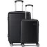  5330 4 wheels Suitcase set 2-piece Variant schwarz
