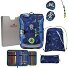  ErgoFlex Easy LED School bag set 5-piece Variant Moon Mission