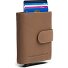  Hollis Wallet RFID protection Genuine Leather 10 cm Variant taupe