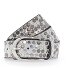  Studded belt leather Variant offwhite | 100 cm