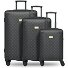 Palermo 4 wheels Suitcase set 3-piece Variant Black Palermo 4 wheels Suitcase set 3-piece Variant Black
