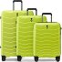  Exo 4 wheels Suitcase set 3-piece with expansion pleat Variant cyber lime