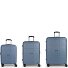  Montreal 4 wheels Suitcase set 3-piece with expansion pleat Variant azul
