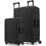  Essentials 15 4-wheel 15 suitcase set 2 pcs. with three-point closure Variant deep black
