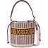 Metallic Stripe Bucket bag 19 cm Variant mauve orchid