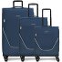  taska 4-wheel suitcase set 3 pcs. with stretch fold Variant navy