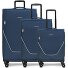 taska 4-wheel suitcase set 3 pcs. with stretch fold Variant navy  taska 4-wheel suitcase set 3 pcs. with stretch fold Variant navy