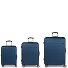  Escape 4 wheels Suitcase set 3-piece with expansion pleat Variant azul