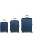  Escape 4 wheels Suitcase set 3-piece with expansion pleat Variant azul