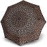  T.200 Duomatic pocket umbrella 28 cm Variant animal mocca