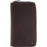  Polo Wallet RFID protection Genuine Leather 21.5 cm Variant dunkelbraun