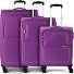  Air Wave 4 wheels Suitcase set 3-piece Expandable Variant purple-aqua