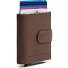  Hollis Wallet RFID protection Genuine Leather 10 cm Variant dark taupe