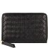  Piuma Wallet Leather 15 cm Variant black-gold