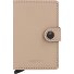  Miniwallet Credit card case RFID protection Leather 6.5 cm Variant desert