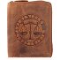  Vintage zodiac wallet leather 10 cm Variant waage