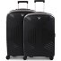  Ypsilon 4 wheels Suitcase set 2-piece with expansion pleat Variant schwarz